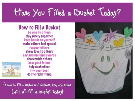 Have you filled a bucket today?