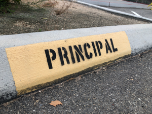  Principal's parking spot