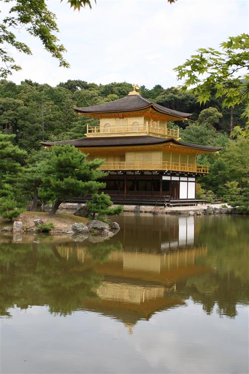 The Golden Palace, Kinkakuji, in Japan.