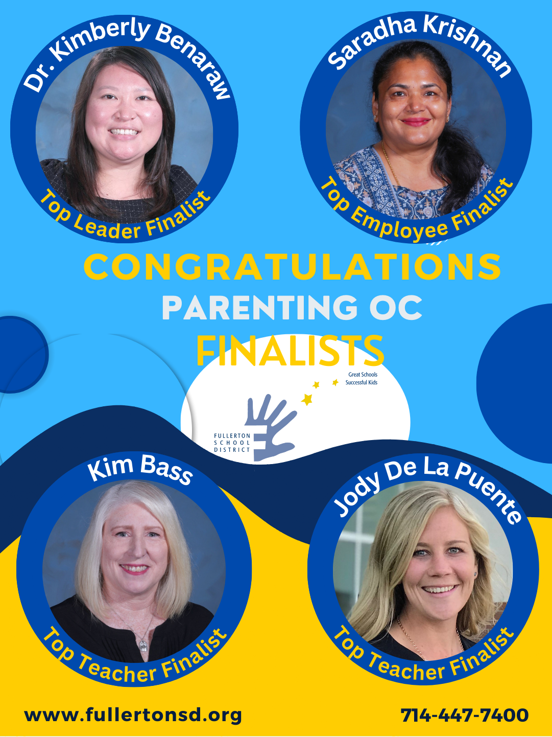 OC Parenting magazine staff recognition