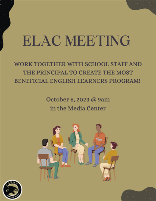  ELAC Meeting info