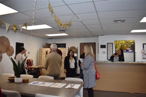 Checking out the community center and how they support the community.