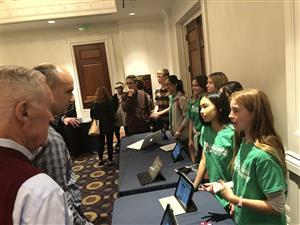 Students at the Congressional App Challenge