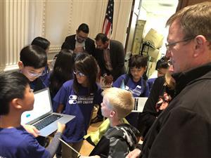 Students at the Congressional App Challenge