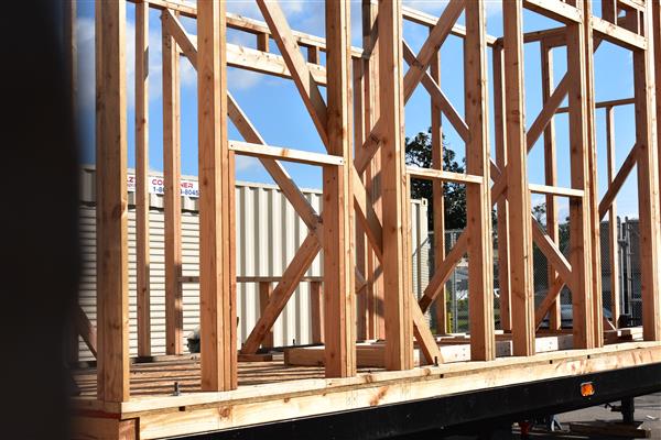 Lots of progress being made of the framing of the tiny home.