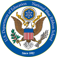  blue ribbon school icon